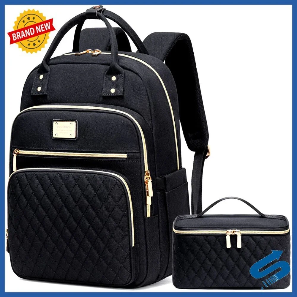 Insulated Lunchbox Backpack with Laptop Sleeve, Multiple Pockets,